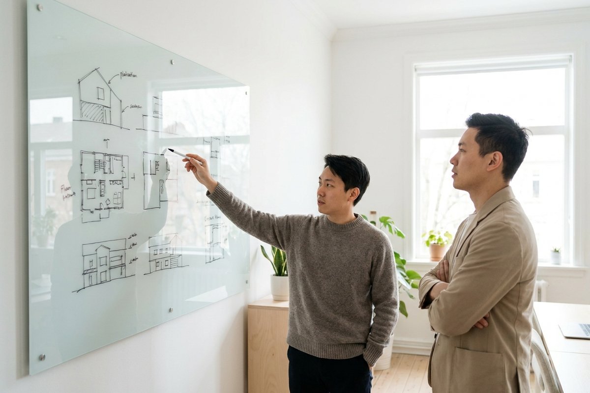 Founders collaborating on revenue engine architecture